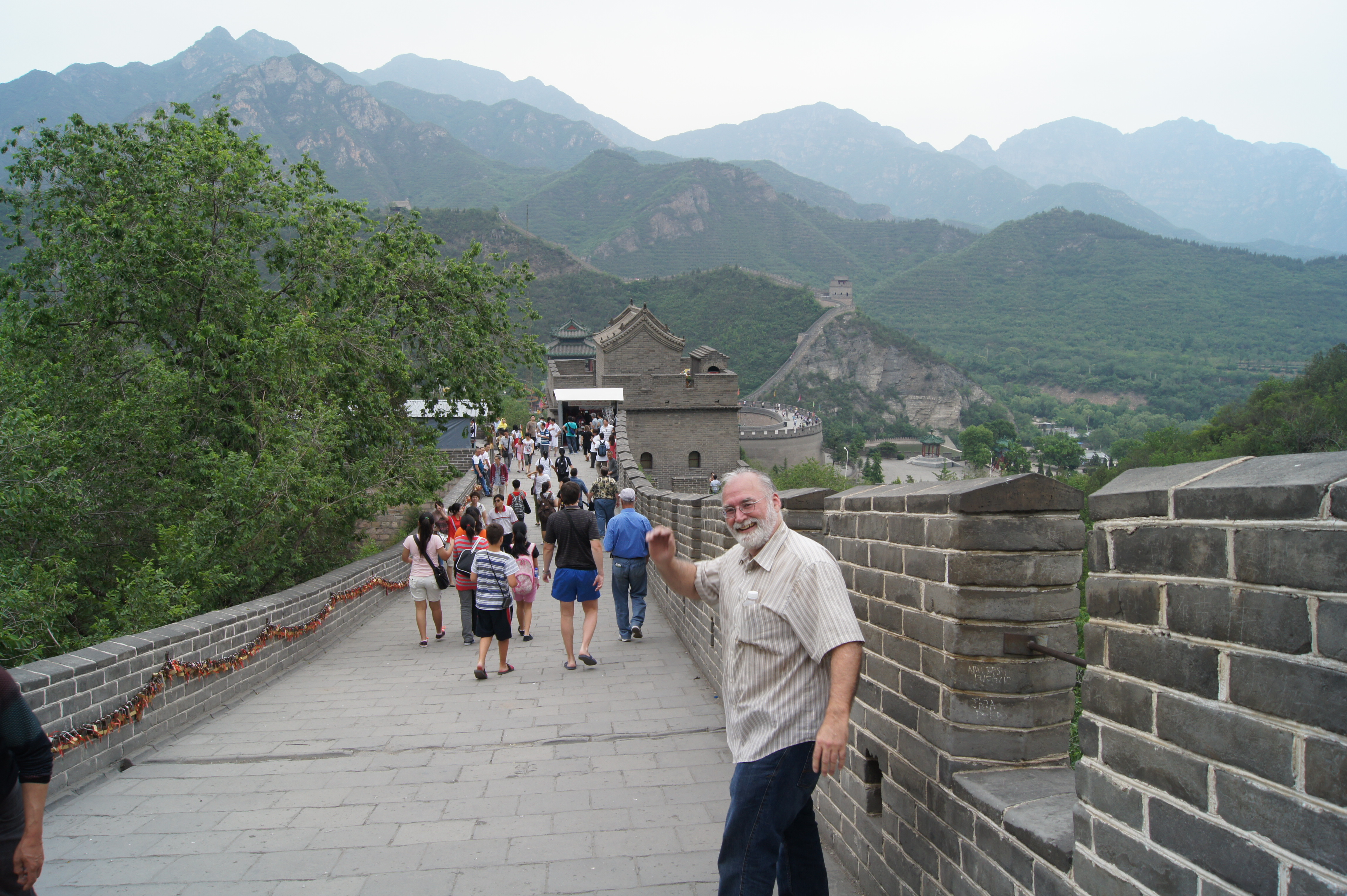Kenn Eiermann on the Great Wall of China